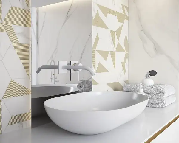 Декор Calacatta Hexagon C MAT 17,1x19,8 код 3799 Ceramika Paradyz (I-H-171X198-1-CALA.--C-N)