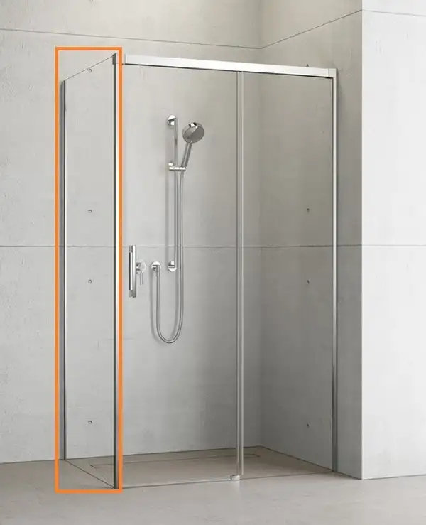 Radaway Idea S1 Бокова стінка, хром/прозоре (387050-01-01L) Radaway Idea S1 Бокова стінка, хром/прозоре (387050-01-01L)