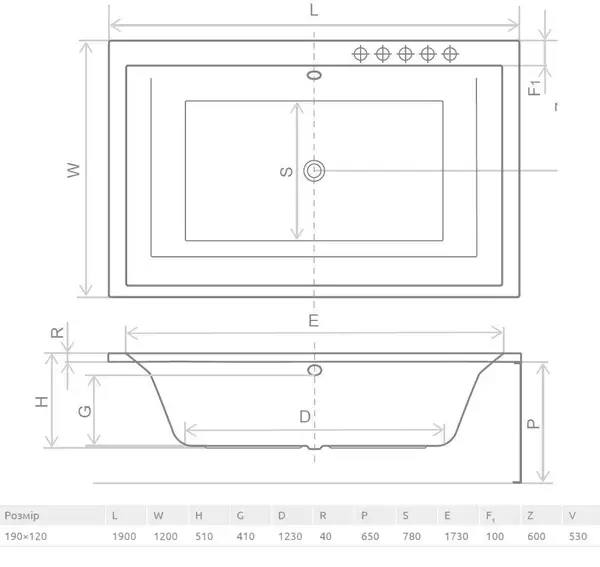 Radaway Панель Для Ванн Excellent Бокова (Obex.120.65Wh) (OBEX.120.65WH)