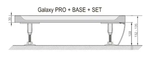 Ravak Perseus Pro-100 SET Панель для піддона, біла (XA83A001010)