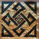 KOTTO Вставка Tako GTР 73013 Gothic Brown Brocade S1 73х73х8 Котто Кераміка (GTP 73013)