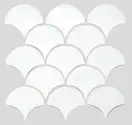 КОТТО КЕРАМІКА Мозаїка SCALES SC 6024 White 240x240x9 0,037 м2 Кераміка Лео
