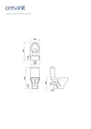 Cersanit Moduo Компакт Clean On, дюропласт Slim (CCKZ1014551894)