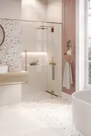OPOCZNO Плитка підлогова Hika Terazzo Mix Colors LAP 39,8x119,8 код 7333 Опочно (TGGP1001587843)