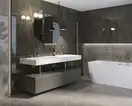 Плитка підлогова Wonderstone Grey SZKL RECT POL 59,8x119,8 код 9573 Ceramika Paradyz (RPR-0,6X1,2-1-WOST.GR)