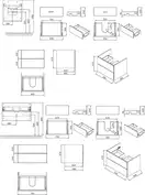Шафка під умивальник SD 600 ROSA II white-white, RAVAK (X000000924)