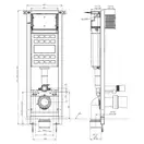 Інсталяція для для унітаза Eko Frame (A89P10T010), Roca
