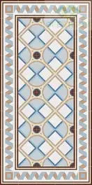 Декор 1900 Florentina-2 Celeste 200x200x8 Vives (11J6)