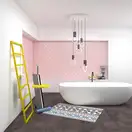 Плитка стінова Hanami Rosa 75x335x9,1 Vives (35F7)