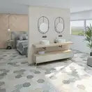 Плитка керамогранітна Hexagono Duroc Multicolor 230x266x9 Vives (46EM)