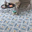 Плитка керамогранітна Seine Marly-R Azul RECT 200x200x8 Vives (4FAC)