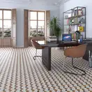 Плитка керамогранітна Seine Bercy-R Rojizo RECT 200x200x8 Vives (4FAJ)