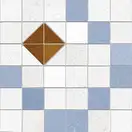 Декор Seine Tabarly-R 3 Azul RECT 200x200x8 Vives (4FBB)