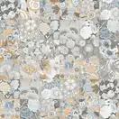 Плитка керамогранітна Vodevil Flore Gris 200x200x8 Vives (4P03)