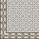 Плитка керамогранітна Vodevil Demel Multicolor декор 200x200x8 Vives (4P05)