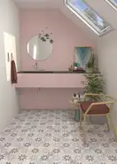 Плитка стінова Sica-R Rosa RECT 320x990x11 Vives (4YX7)