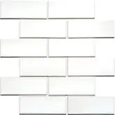 KOTTO Мозаїка BRICK B 6024 White 300x300х9 Котто Кераміка