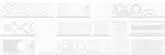 Декор Art White 250x750 Ceramika Color (5902706502237)
