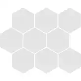 Мозаїка Heksagon Cambia White LAP 275x334x8 Cerrad (5902510806750)