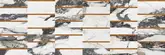 OPOCZNO Декор Crystalline GLOSSY 25x75 код 6203 Опочно (TDZZ1255042542)