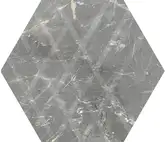 Плитка підлогова Marvelstone Light Grey Heksagon SZKL MAT 17,1x19,8 код 1588 Ceramika Paradyz (R---198X171-1-MARV.LG)