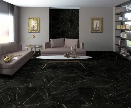 ARCANA CERAMICA Плитка керамогранітна Thalassa Neso-R Negro RECT 593x593x10 Arcana (88J6)