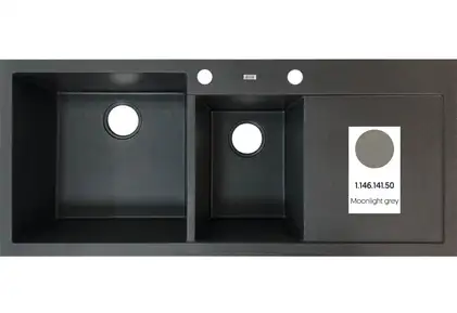 Кухонна мийка A-Point 180 (1.146.141.50) Moonlight grey 50, Axis Group