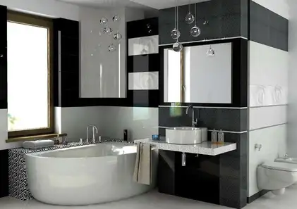 Плитка стінова CCR37-1 Black 250x750x9 Ceramika Color (5903943501229) Плитка стінова CCR37-1 Black 250x750x9 Ceramika Color (5903943501229)