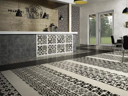 Плитка керамогранітна Centro Sofia Black 200x200x9 Mainzu (PT02102)
