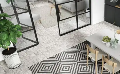 Плитка керамогранітна Versailles Dark 200x200 Mainzu (PT02967)