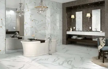 Плитка керамогранітна JW 02 Calacatta Reale LUC 600x600x9 Mirage (TV46) Плитка керамогранітна JW 02 Calacatta Reale LUC 600x600x9 Mirage (TV46)