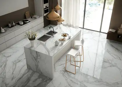 Плитка керамогранітна JW 12 Statuario Lunensis LUC SQ 600x600x9 Mirage (TV54)