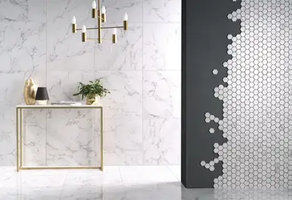 Плитка керамогранітна Frost White POL 597x597x9,5 Nowa Gala (P-P-FW01-60X060-080-1-1) Плитка керамогранітна Frost White POL 597x597x9,5 Nowa Gala (P-P-FW01-60X060-080-1-1)