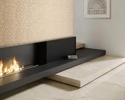 Декор Noisy Whisper Gold RECT STR Блиск 39,8x119,8 код 8805 Ceramika Paradyz (ISR-0,4X1,2-1-NOIS.GO)