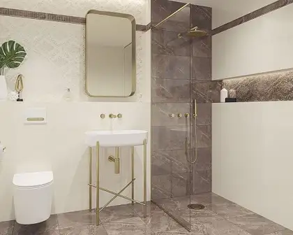Плитка керамогранітна Palazzo Brown 400x400x8,5 Paradyz (P---400X400-1-PALA.BR)