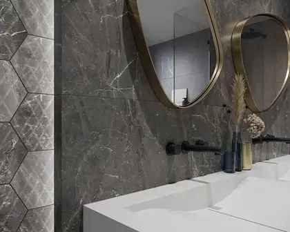 Плитка підлогова Marvelstone Light Grey Heksagon SZKL MAT 17,1x19,8 код 1588 Ceramika Paradyz (R---198X171-1-MARV.LG) Плитка підлогова Marvelstone Light Grey Heksagon SZKL MAT 17,1x19,8 код 1588 Ceramika Paradyz (R---198X171-1-MARV.LG)
