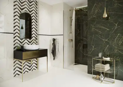 Плитка стінова Fancy Black 300x600x9 Paradyz (S---300X600-1-FANC.BK)