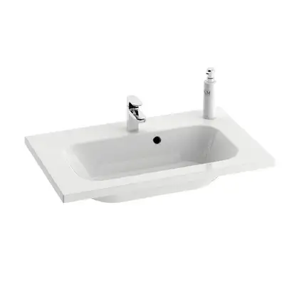 Ravak Chrome 700 Умывальник, белый, с переливом (XJG01170000) Ravak Chrome 700 Умывальник, белый, с переливом (XJG01170000)
