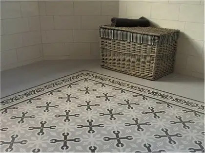 Плитка керамогранітна 1900 Gris 200x200x8 Vives (11I3) Плитка керамогранітна 1900 Gris 200x200x8 Vives (11I3)