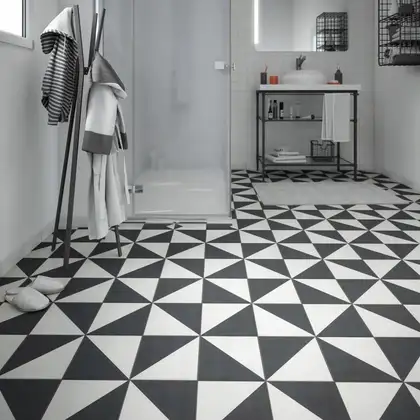 Плитка керамогранітна 1900 Terrades Grafito 200x200x8 Vives (11I6)