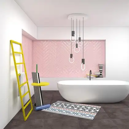 Плитка стінова Hanami Rosa 75x335x9,1 Vives (35F7) Плитка стінова Hanami Rosa 75x335x9,1 Vives (35F7)