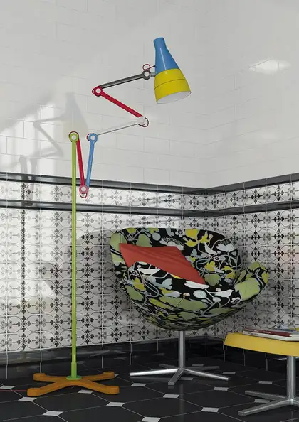Плитка стінова Mugat Rivoli Blanco Brillo 100x200x7,5 Vives (3Q8G) Плитка стінова Mugat Rivoli Blanco Brillo 100x200x7,5 Vives (3Q8G)