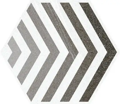 Плитка керамогранітна Hexagono Lacroix Gris 230x266x9 Vives (46EP) Плитка керамогранітна Hexagono Lacroix Gris 230x266x9 Vives (46EP)