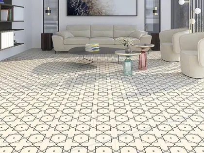 Плитка керамогранітна Eliseos-R Blanco RECT 200x200x8,5 Vives (4FAV)