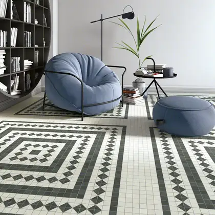 Декор Seine Iena-R 3 Grafito RECT 200x200x8 Vives (4FBA) Декор Seine Iena-R 3 Grafito RECT 200x200x8 Vives (4FBA)