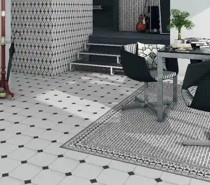Плитка керамогранітна Bellaria-2 Sombra декор 200x200x8 Vives (4P10)