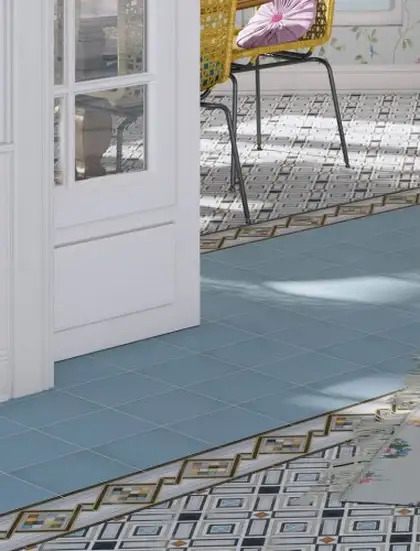 Плитка керамогранітна Pombo-3 Multicolor декор 200x200x8 Vives (4P89)