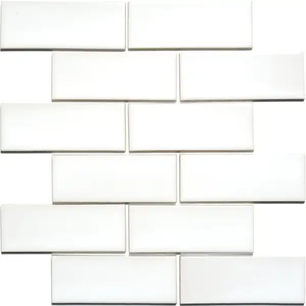 KOTTO Мозаїка BRICK B 6024 White 300x300х9 Котто Кераміка