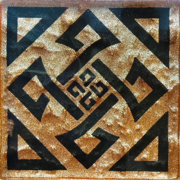 KOTTO Вставка Tako GTР 73013 Gothic Brown Brocade S1 73х73х8 Котто Кераміка (GTP 73013)