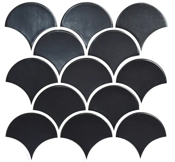 КОТТО КЕРАМІКА Мозаїка SCALES SC 6022 Graphite Black 240x240x9 0,037 м2 Кераміка Лео
